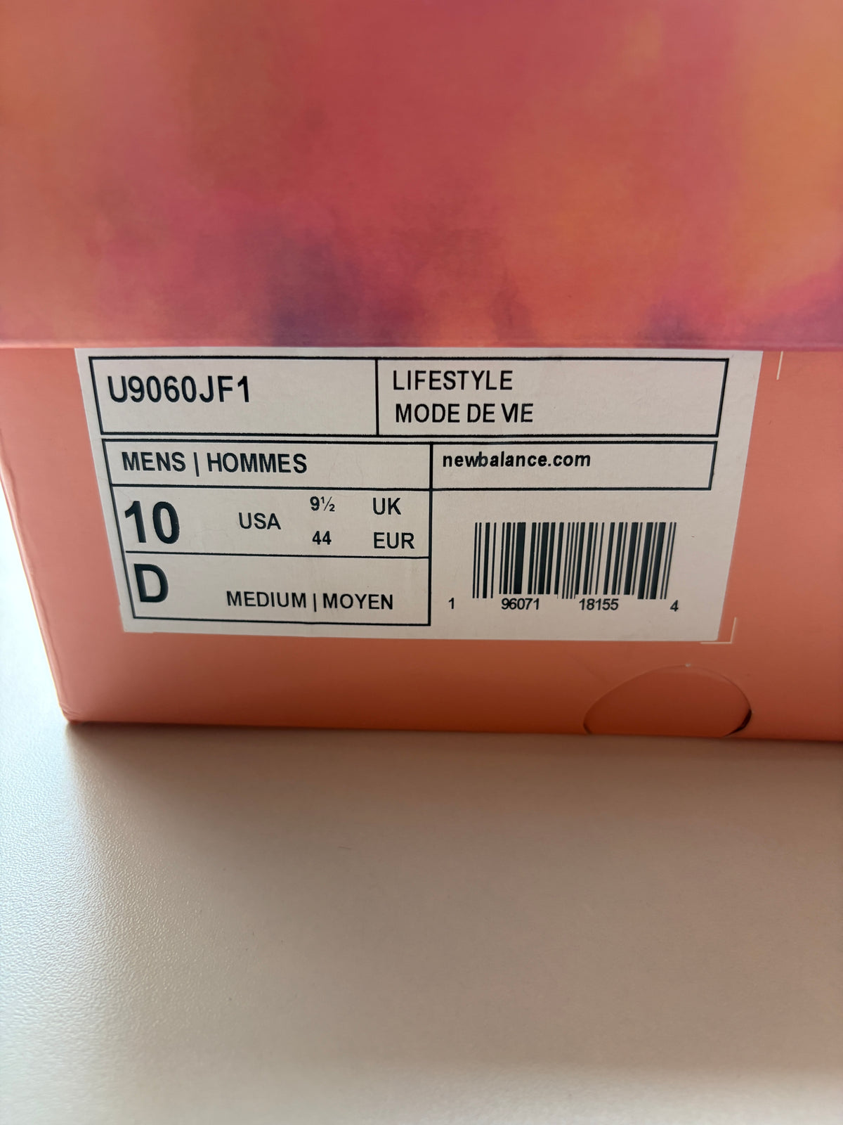 New Balance 9060 Joe Freshgoods Pink - Taille 44