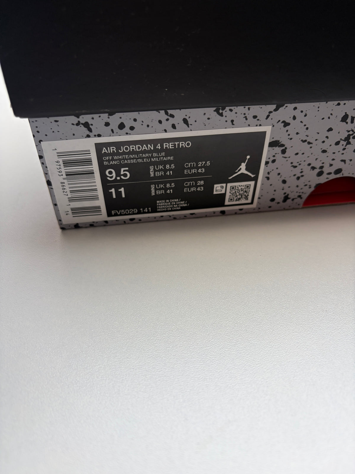 Jordan 4 Military Blue - Taille 43