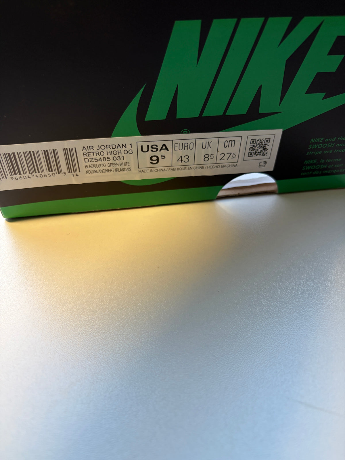 Jordan 1 High Lucky Green - Taille 43