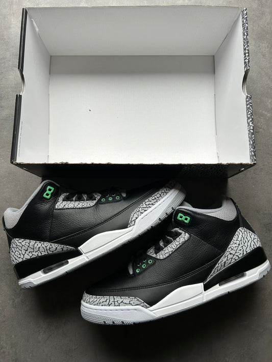 Jordan 3 Green Glow