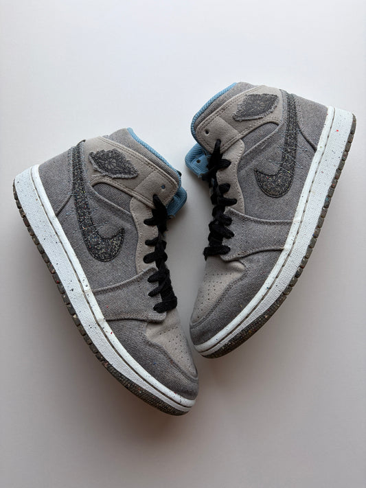 Jordan 1 Mid Carter Grey University Blue - Taille 40