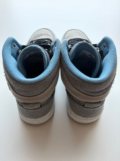 Jordan 1 Mid Carter Grey University Blue - Taille 40