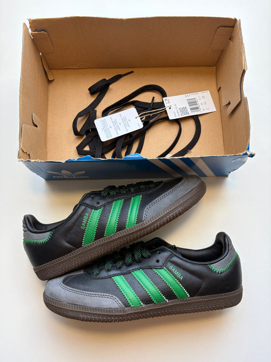 Adidas Samba Black Green - Taille 37 1/3