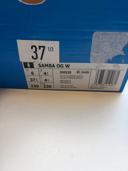 Adidas Samba Black Green - Taille 37 1/3