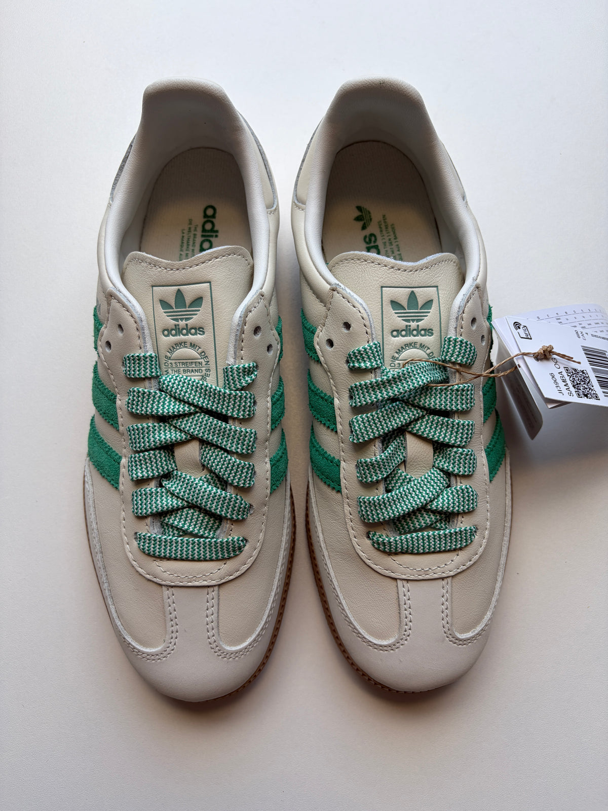 Adidas Samba White Court Green - Taille 36 2/3
