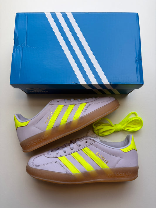 Adidas Gazelle Silver Dawn Solar Yellow - Taille 36