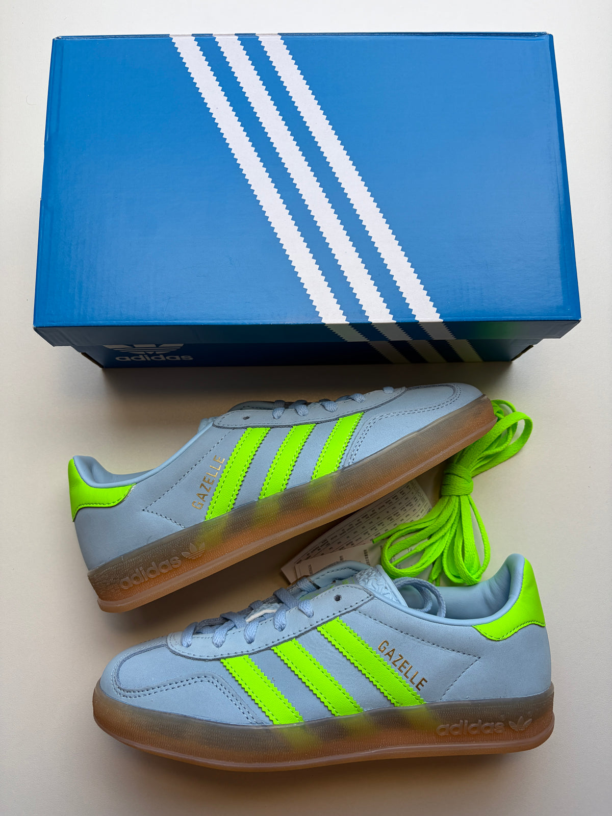 Adidas Gazelle Clear Sky Solar Green - Taille 36
