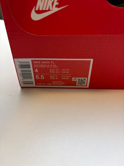Shox TL Black University Red - Taille 36