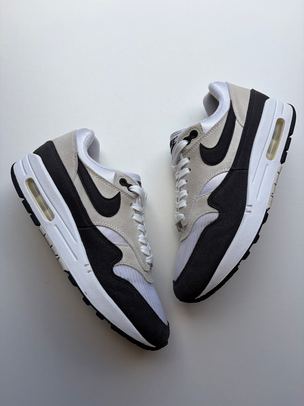 Air Max 1 White Black Neutral Grey - Taille 40