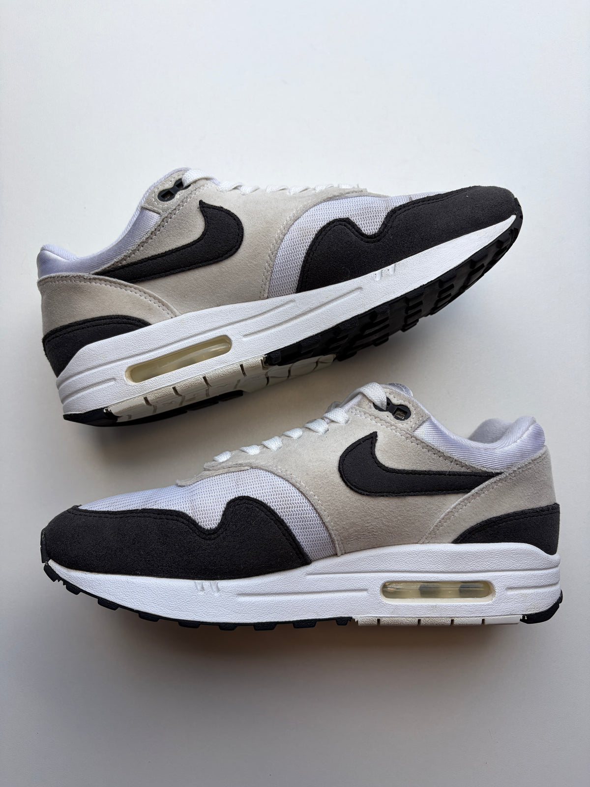 Air Max 1 White Black Neutral Grey - Taille 40