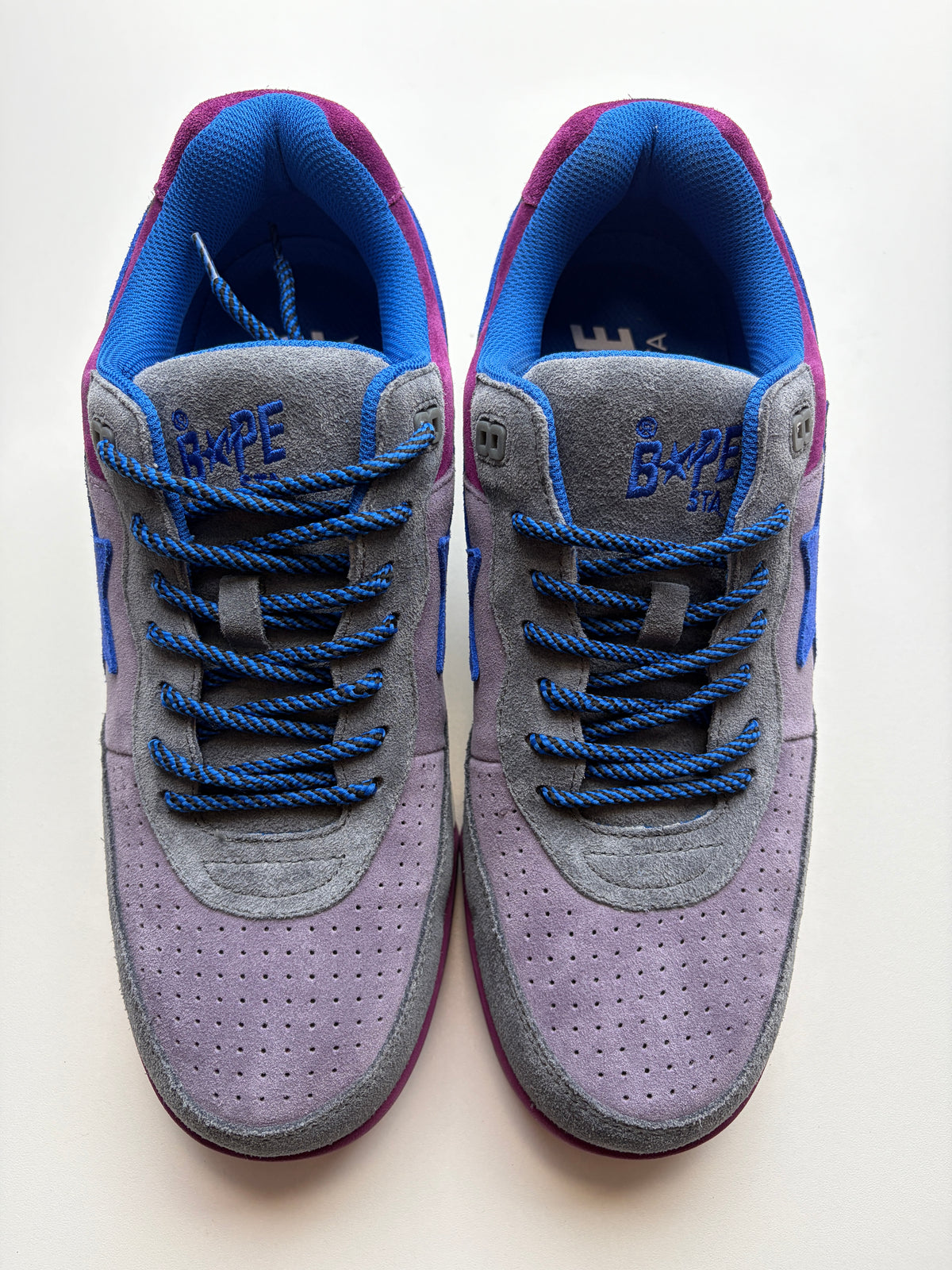 Bape Road Sta Suède Purple Blue - Taille 45