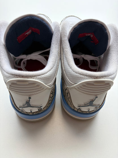 Jordan 3 UNC - Taille 42,5