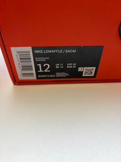 LD Waffle Sacai Nylon Black - Taille 46