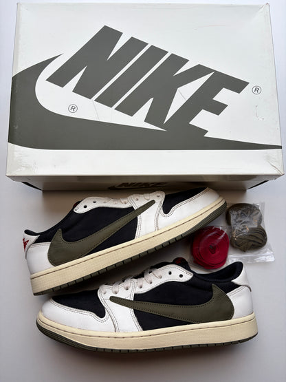 Jordan 1 Low Travis Scott Olive - Taille 44,5