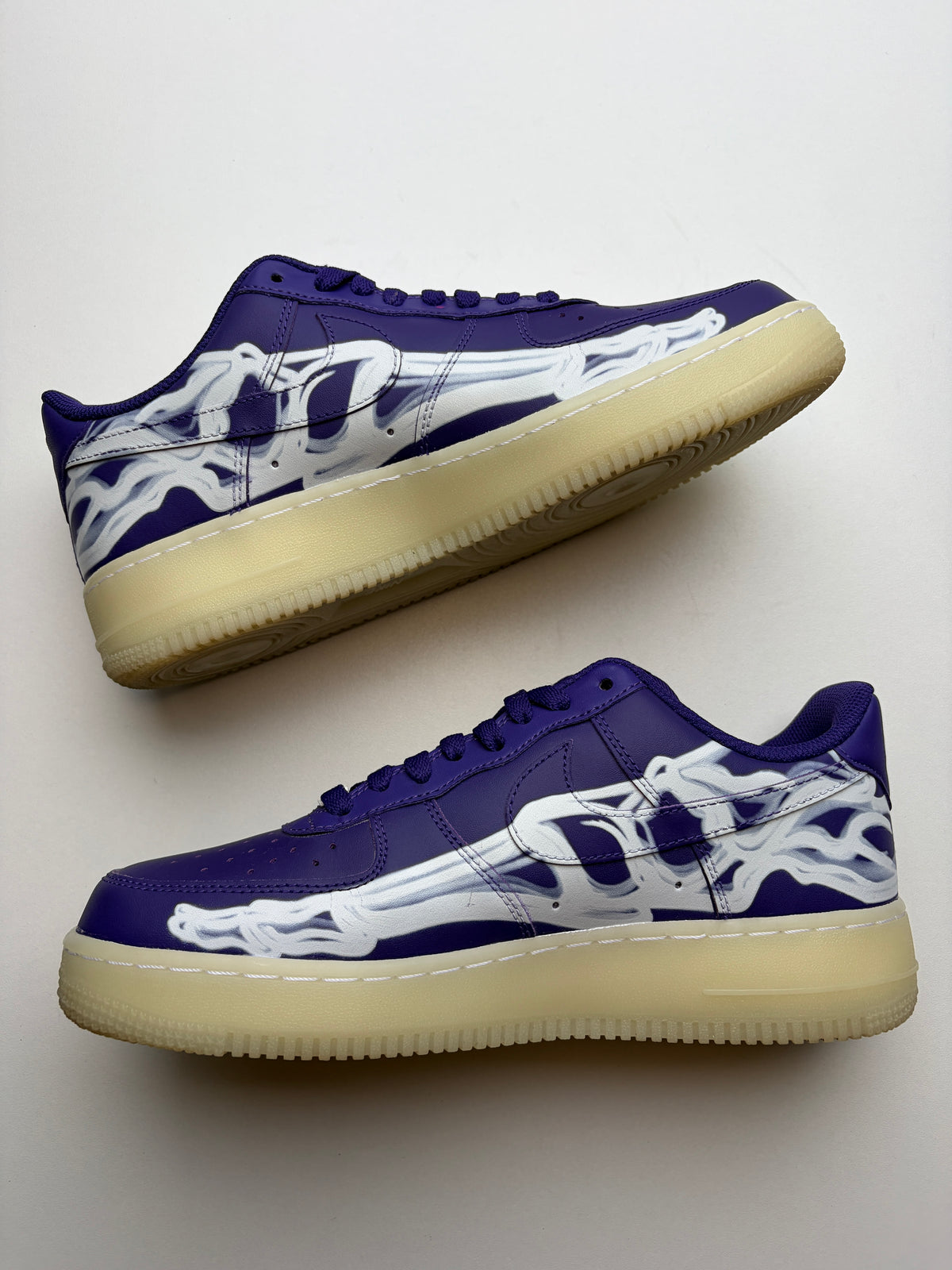 Air Force 1 Halloween Skeleton Purple - Taille 42
