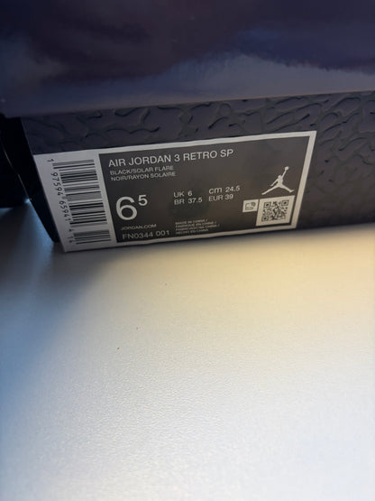 Jordan 3 J Balvin Rio - Taille 39