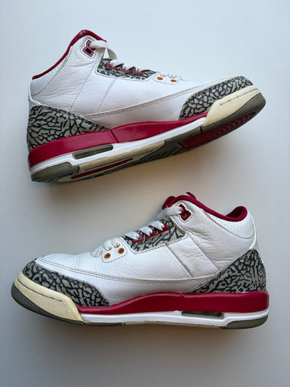 Jordan 3 Cardinal Red GS - Taille 39