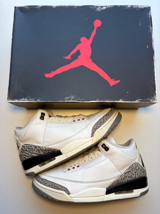 Jordan 3 White Cement Reimagined - Taille 42,5