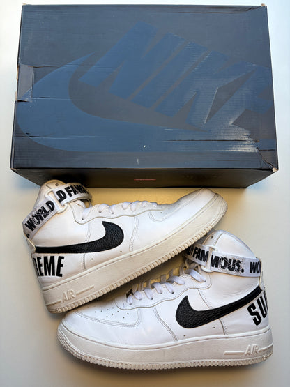 Air Force 1 High Supreme World Famous White - Taille 43