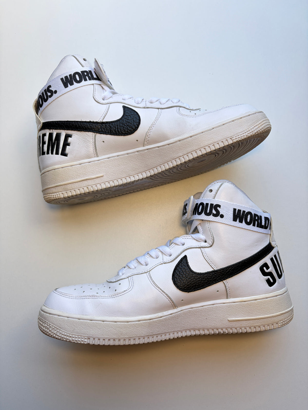 Air Force 1 High Supreme World Famous White - Taille 43